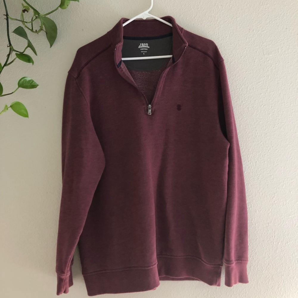 Half zip IZOD pullover